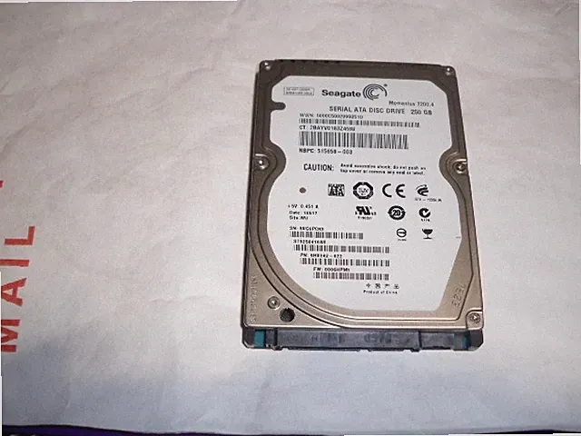 250 GB Hard Drive for Acer ASPIRE 532h Laptop .OS W 10 Pro, 64-Bit, Installed