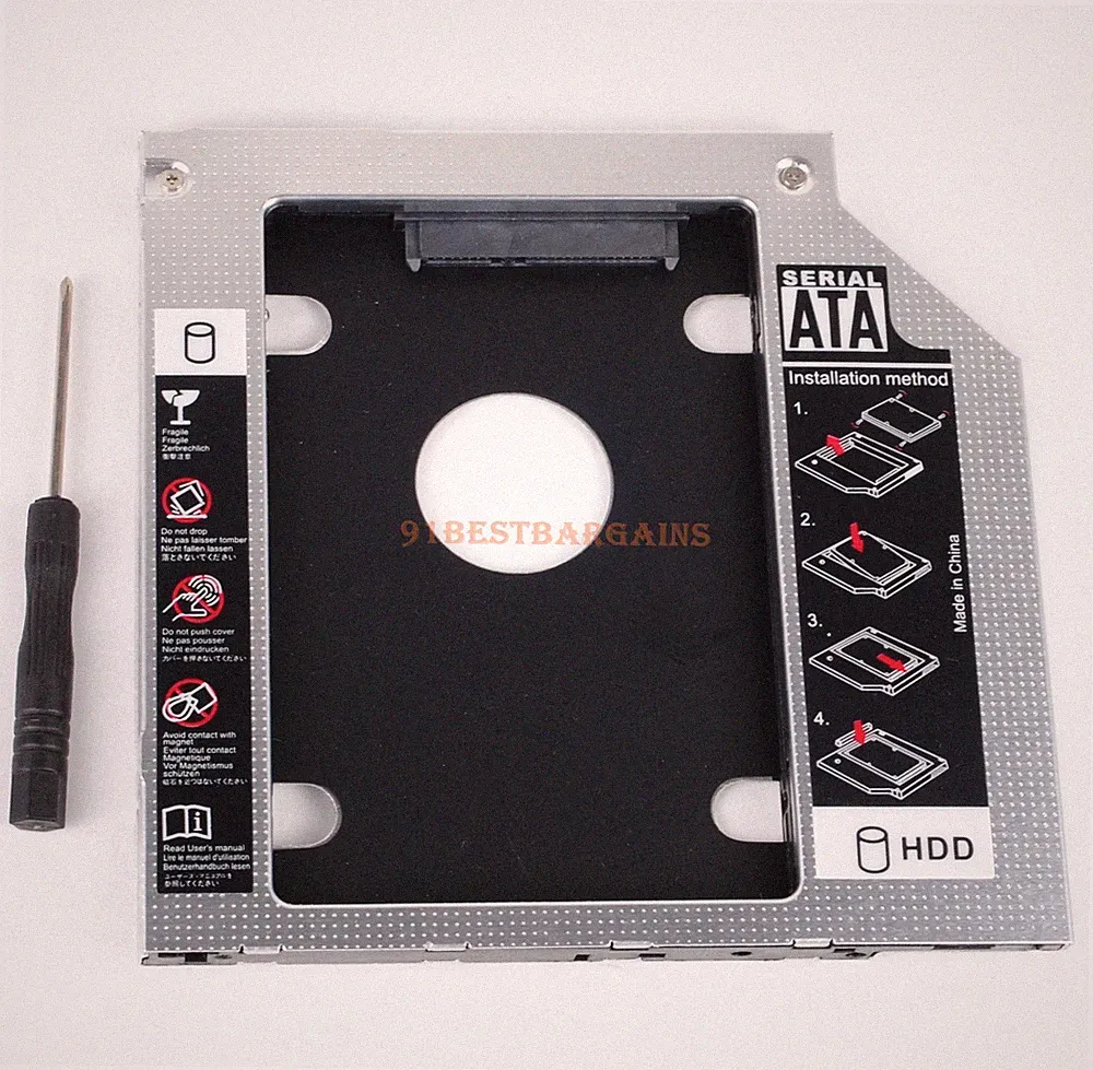 2nd SSD HDD Tray Caddy for Acer Aspire E15 ES1-512 ES1-512-P1SM E14 E5-411G-P7YG